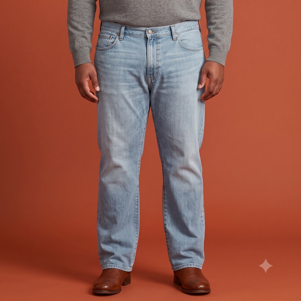 Polo Ralph Lauren Ashmore Relaxed Fit Jeans Mens 34x30 Light Wash 1352725‎ EUC
